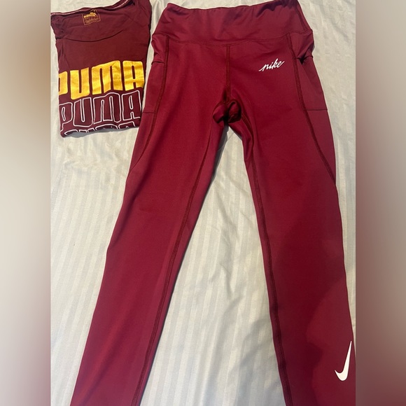 Sale 🚨 Nike TrainingTights + Free Puma T-shirt - Size S - Picture 3 of 10